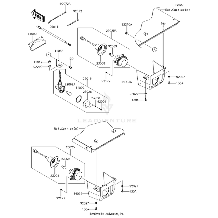Kawasaki - Bracket - 11056-7482