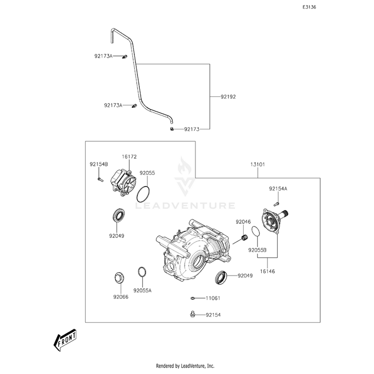 Kawasaki - Gasket - 11061-Y067