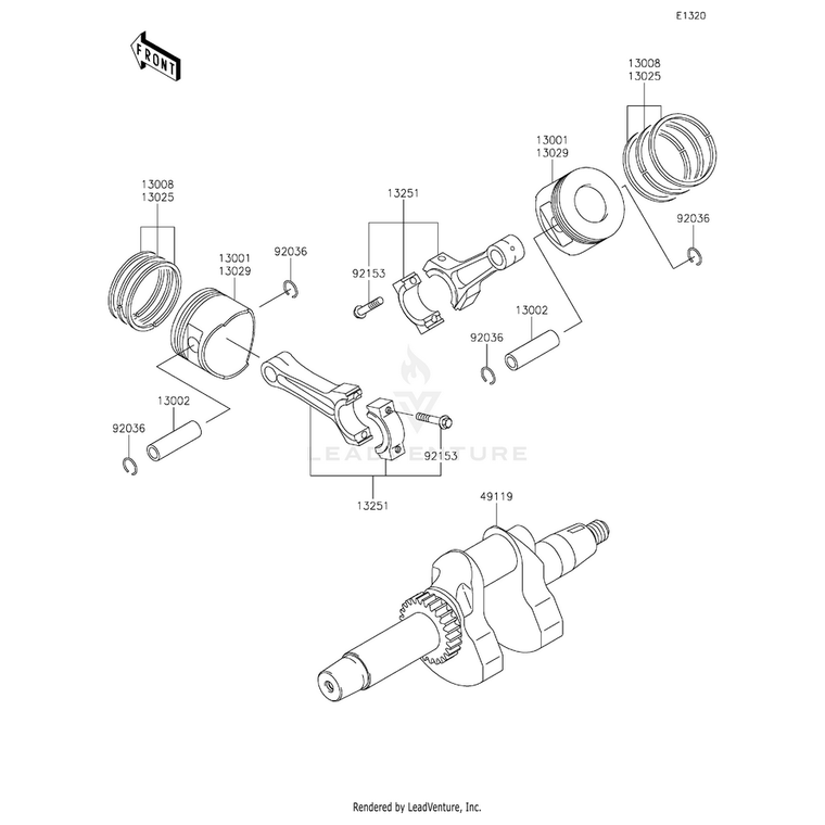 Kawasaki - Piston-Engine - 13001-2210
