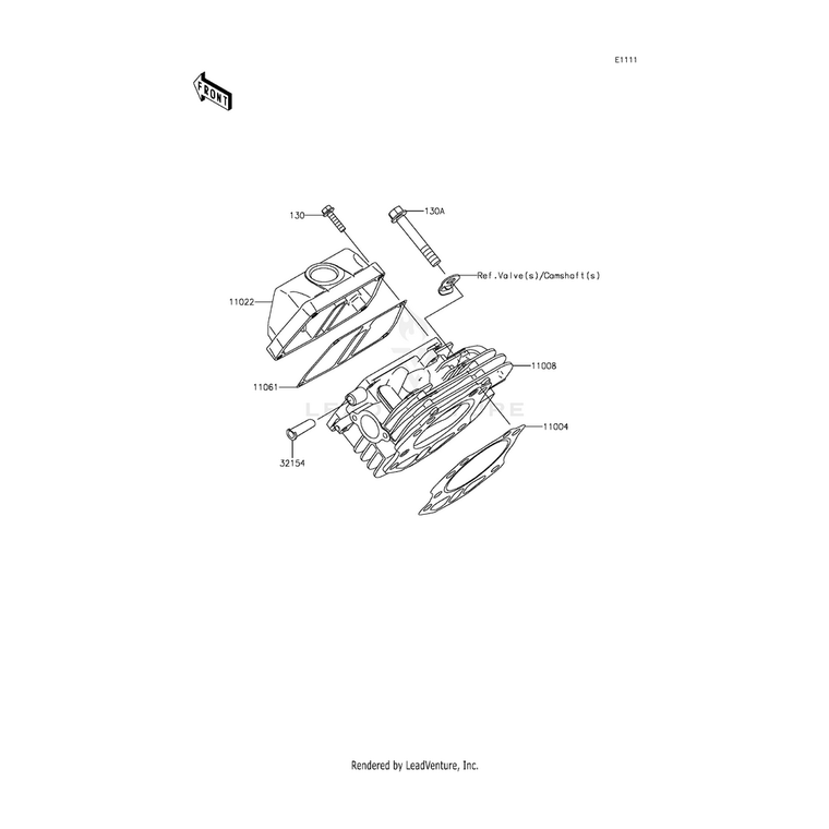 Kawasaki - Bolt-Flanged,6X25 - 130AA0625