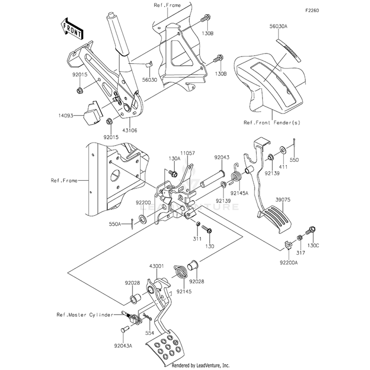 Kawasaki - Bolt-Flanged,8X18 - 130BA0818