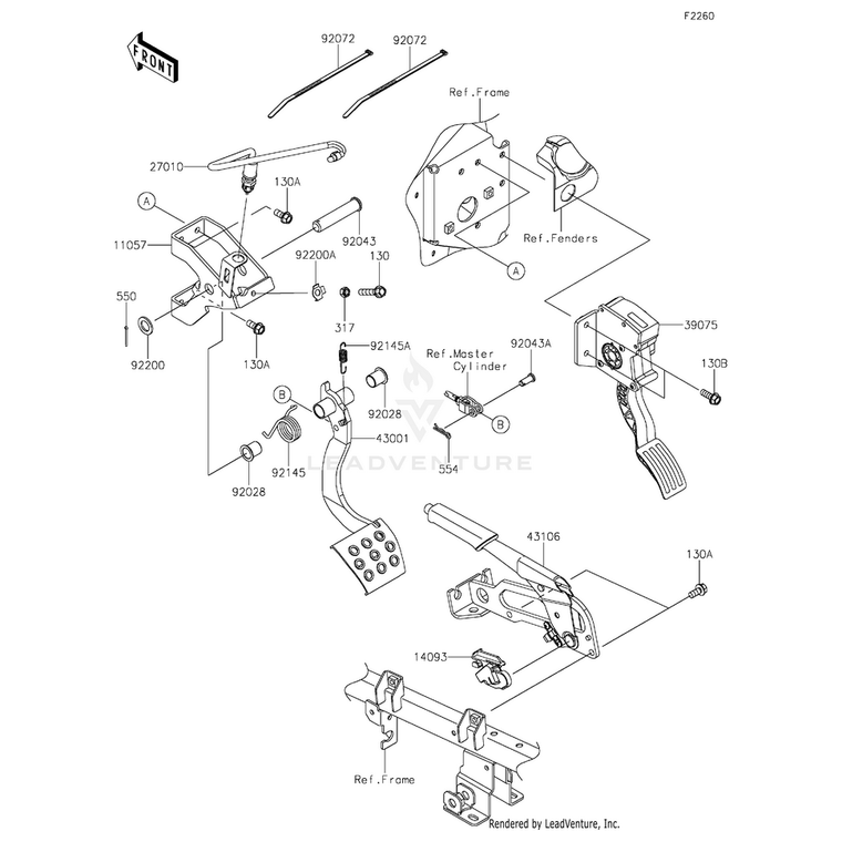 Kawasaki - Bolt-Flanged,8X18 - 130CA0818