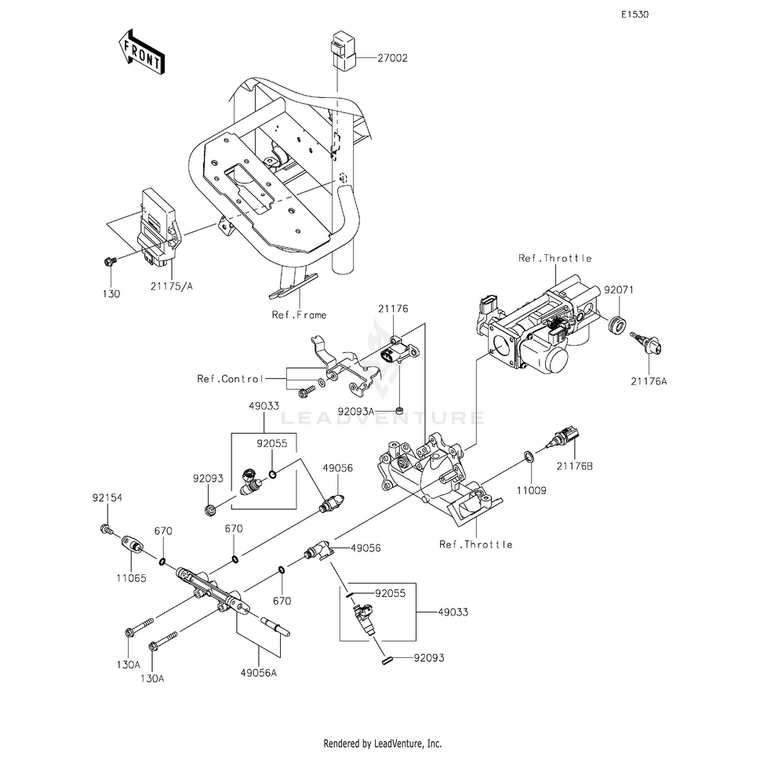 Kawasaki - Sensor,Pressure - 21176-1095