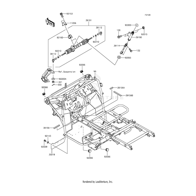 Kawasaki - Pad - 39156-0069