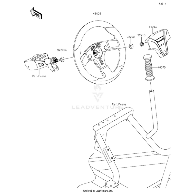 Kawasaki - Grip - 46075-0582