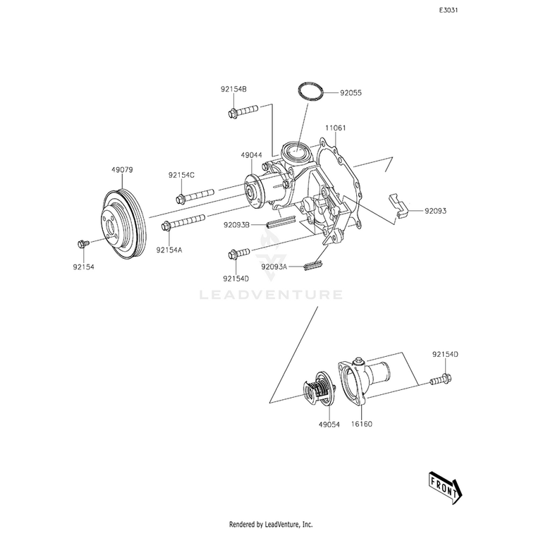 Kawasaki - Pulley-Belt - 49079-0022