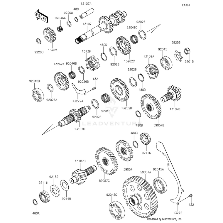 Kawasaki - Impeller - 59256-0019
