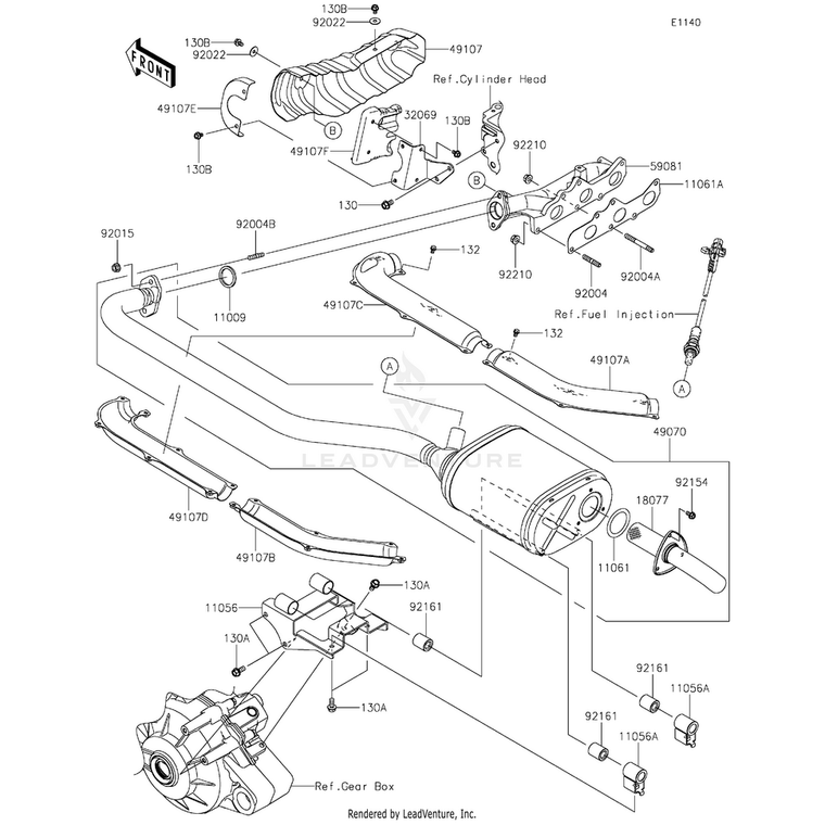 Kawasaki - Stud - 92004-0735