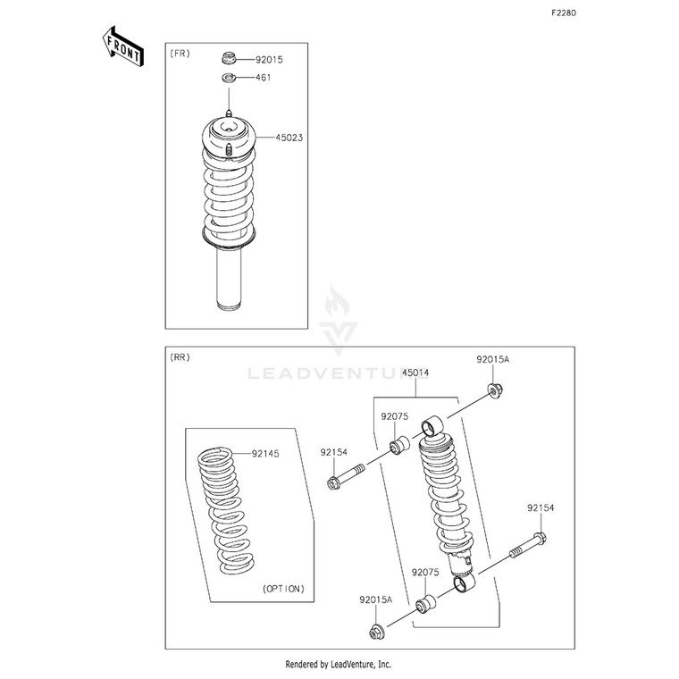 Kawasaki - Nut,Flanged,10Mm - 92015-1428