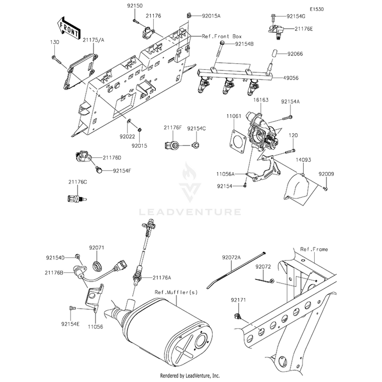 Kawasaki - Grommet - 92071-0730