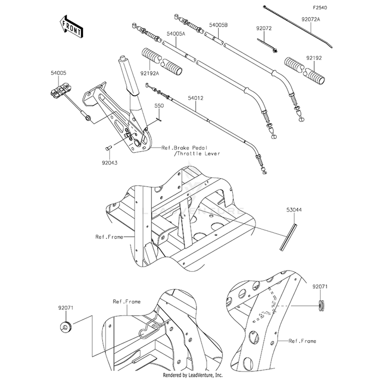 Kawasaki - Band,L=292.1 - 92072-3509