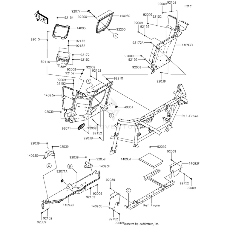 Kawasaki - Knob - 92077-0030