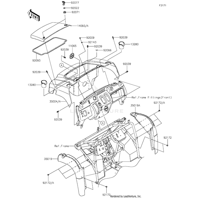 Kawasaki - Knob - 92077-0033
