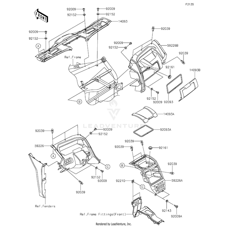 Kawasaki - Seal,10X6X725 - 92093-0730
