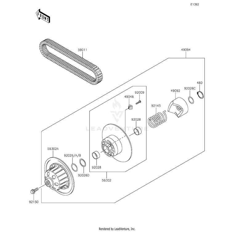 Kawasaki - Bolt,12X35 - 92150-1009