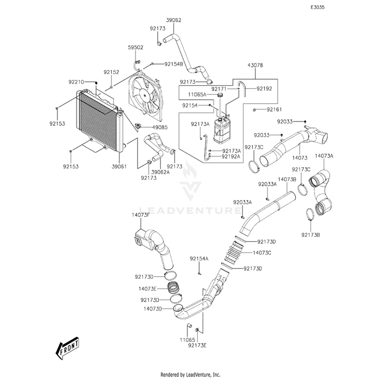 Kawasaki - Collar - 92152-Y072