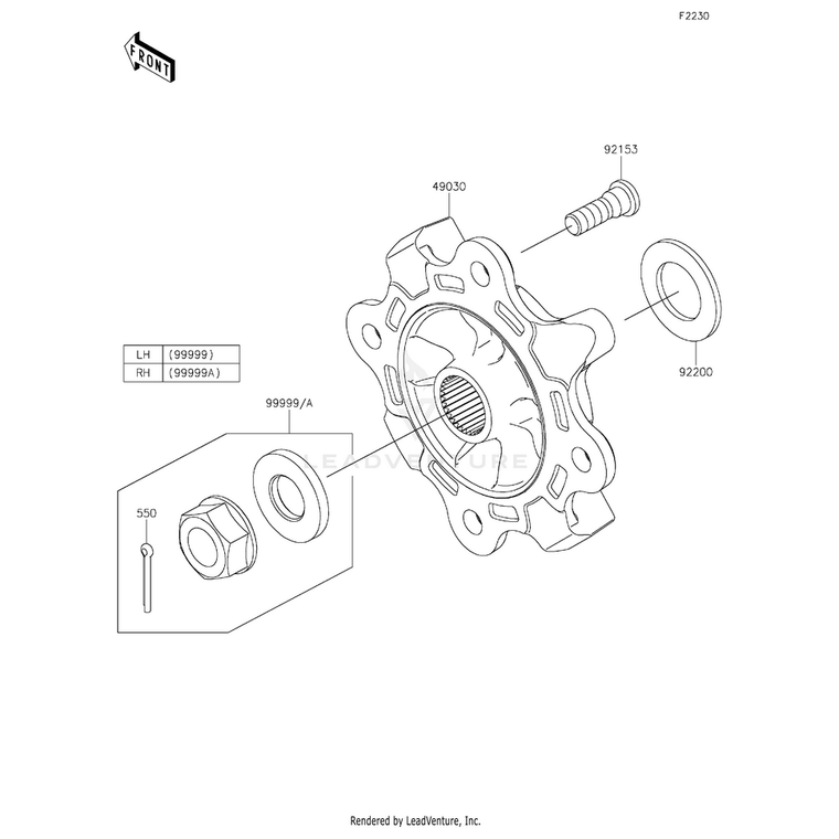 Kawasaki - Bolt,12Mm - 92153-1915