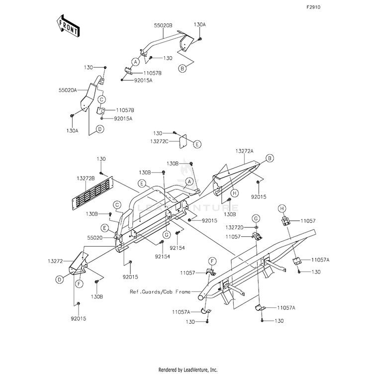 Kawasaki - Bolt,Flanged,8X20 - 92154-1226