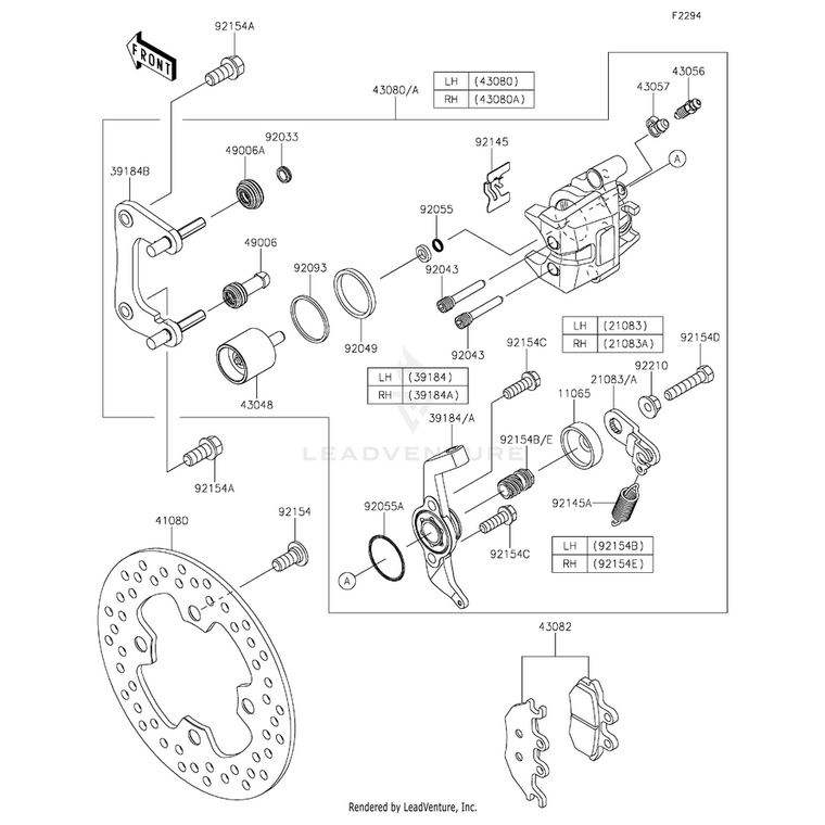Kawasaki - Bolt,Rh - 92154-1503
