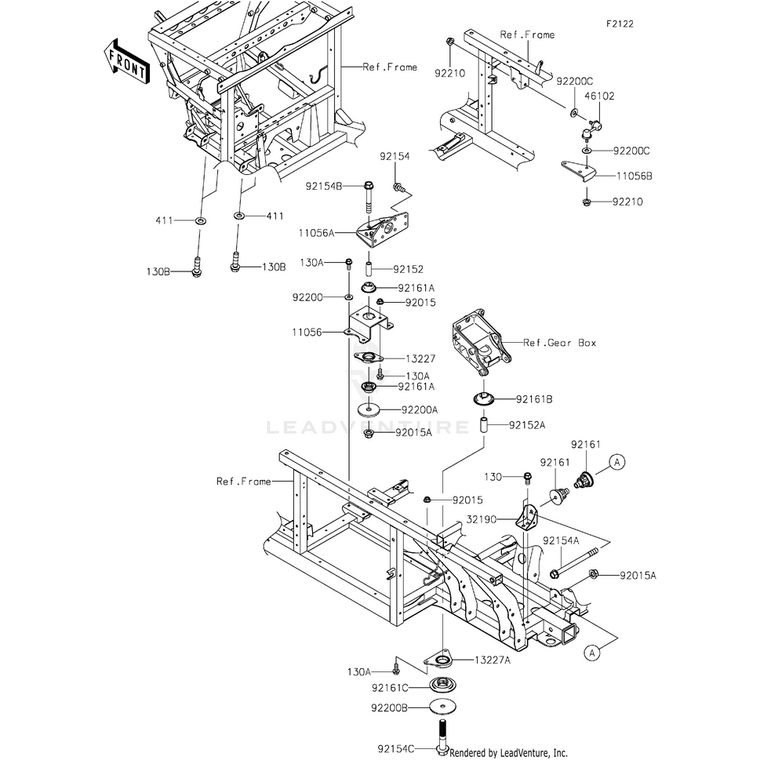 Kawasaki - Damper - 92161-1616