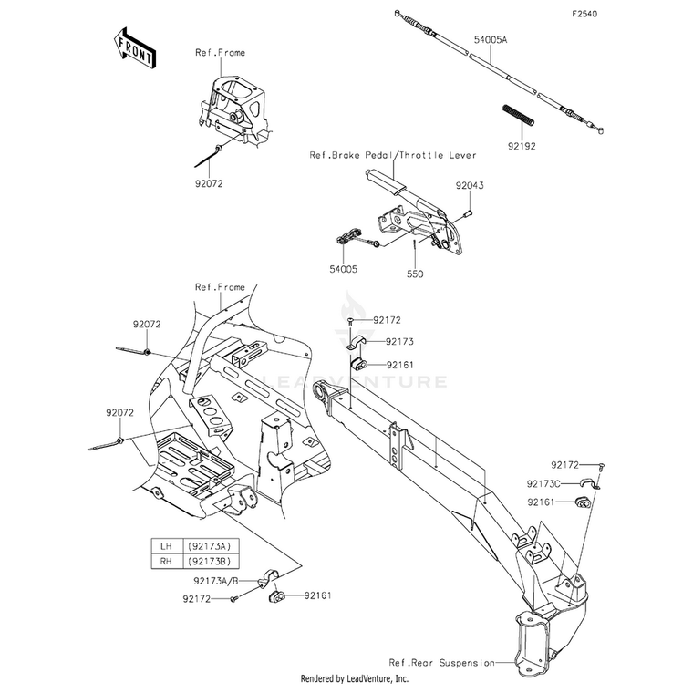 Kawasaki - Damper - 92161-2174