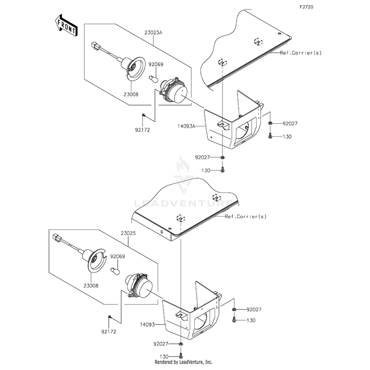 Kawasaki - Screw,Tapping,5X10 - 92172-0262