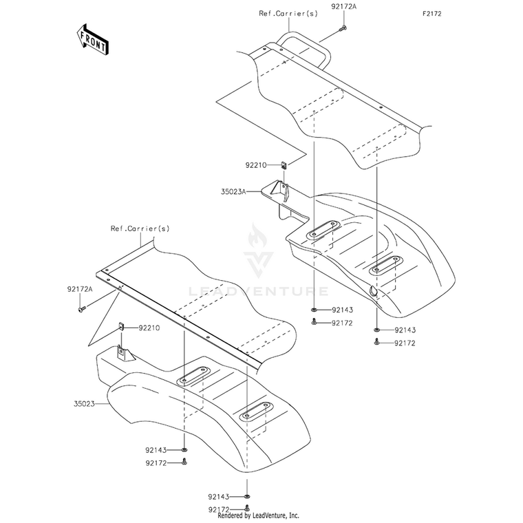 Kawasaki - Screw,Tapping,6X20 - 92172-0883