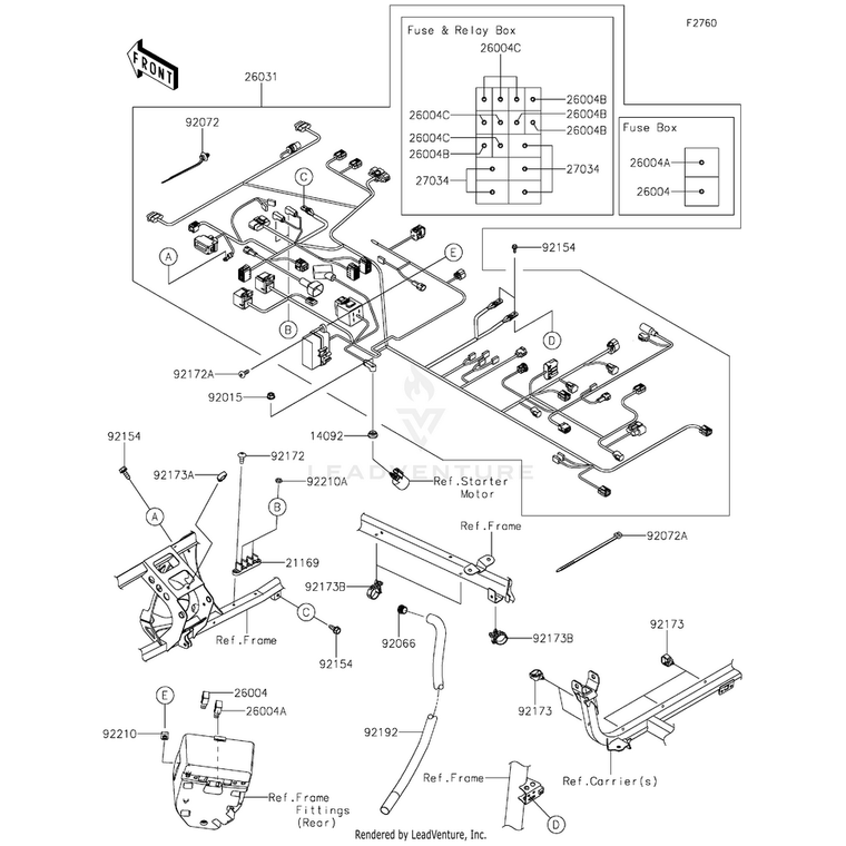 Kawasaki - Nut - 92210-1680