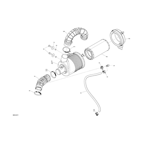 Can-Am - Hex. Flange Screw M8 X 25 - 207682544