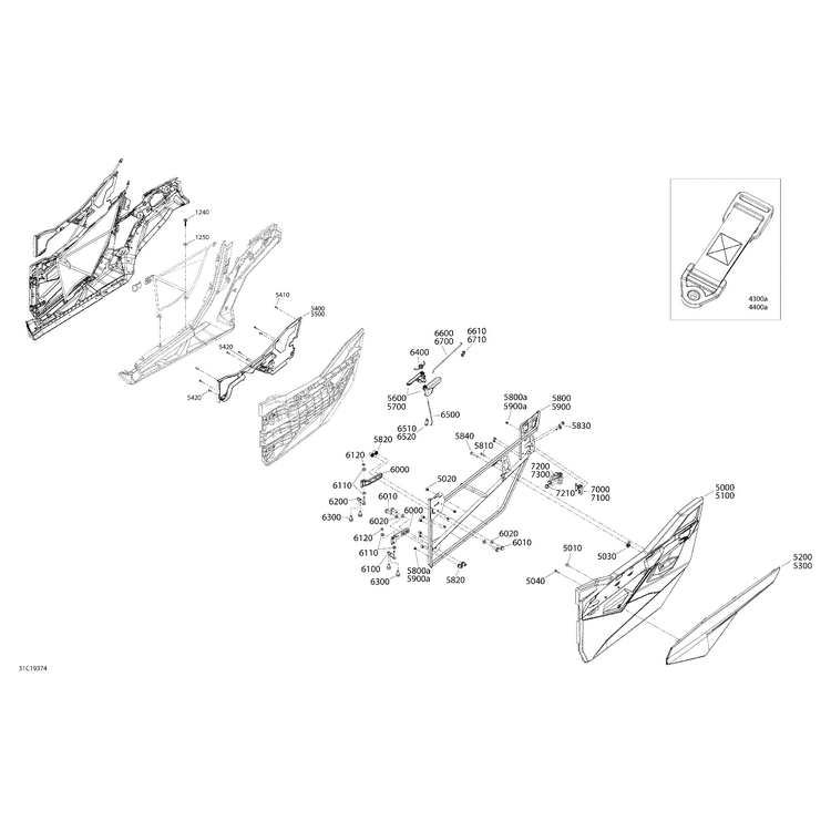 Can-Am - Hex. Flange Screw M8 X 25, Scotch Grip - 207582586