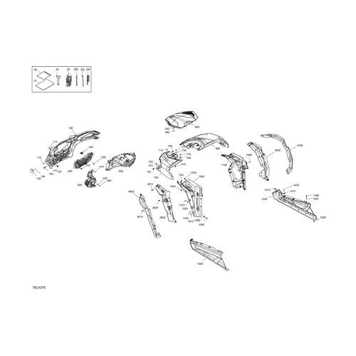 Can-Am - Screw M4 X 16 - 250000725