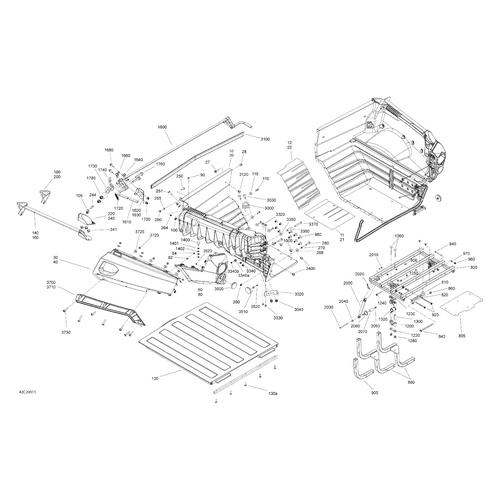 Can-Am - LH Rail Cover - 708301380