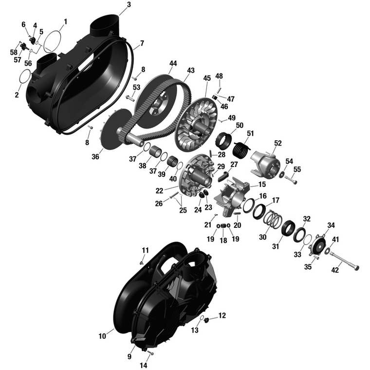 Can-Am - CVT Cover - 420827502