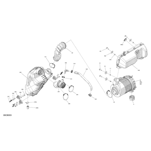 Can-Am - Crankcase Hose - 707800924