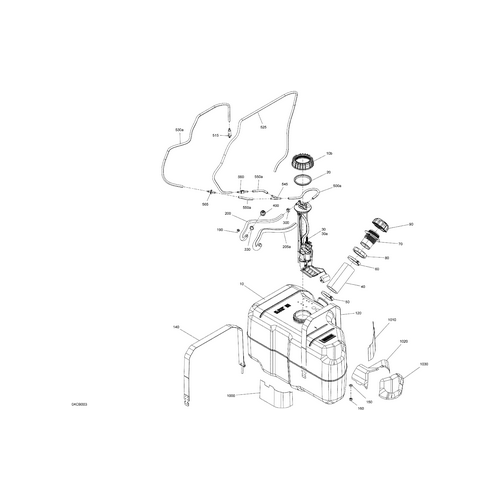Can-Am - Quick Fitting 45° Assy - 709000627