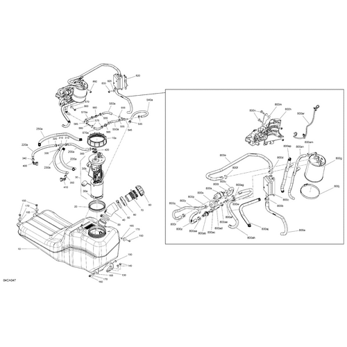 Can-Am - Quick Attach 90° - 275500700