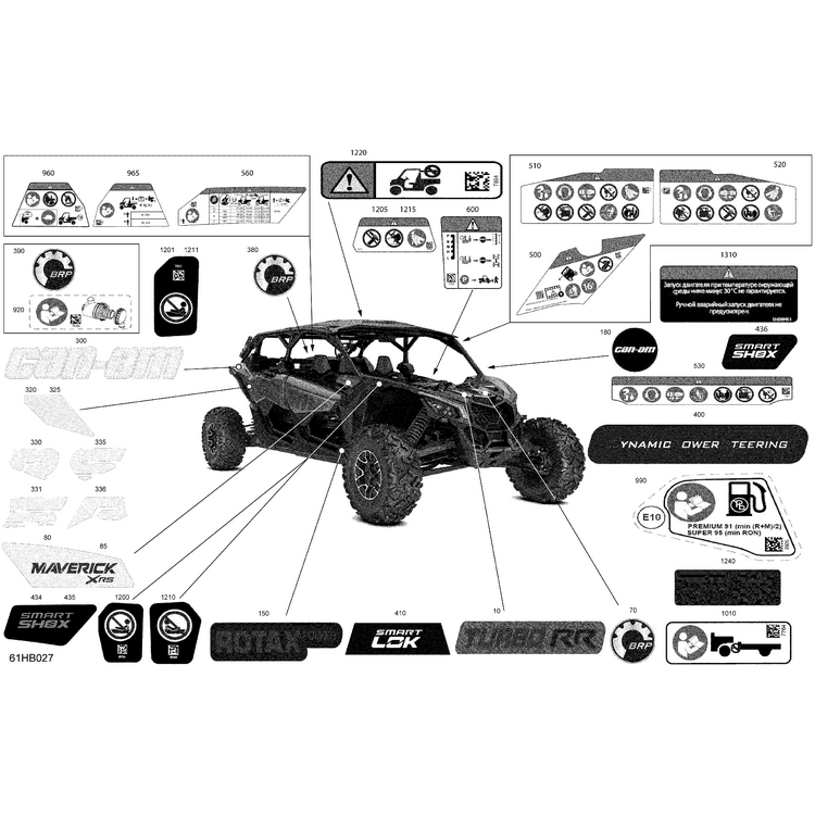 Can-Am - LH Front Door Decal Can-Am - 704908874