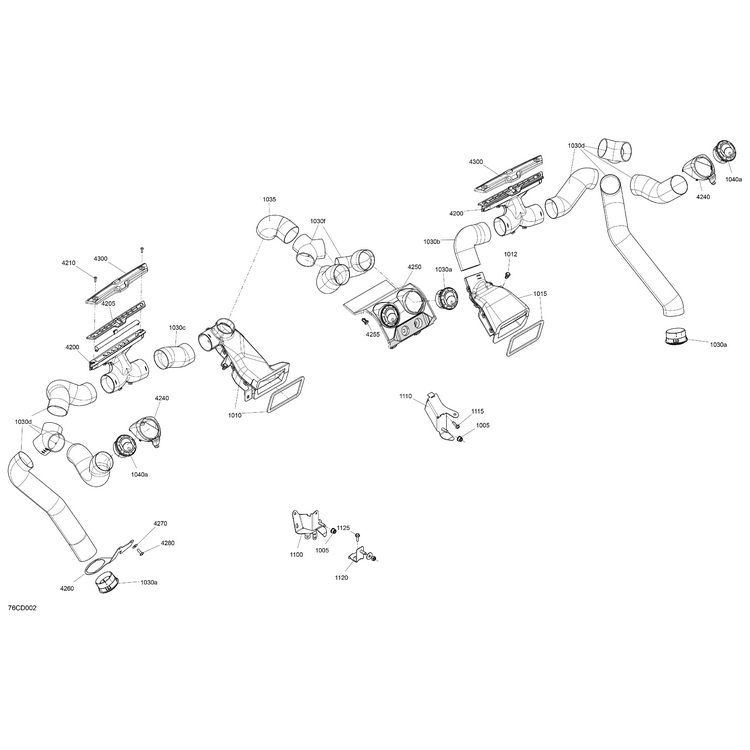 Can-Am - Central Grille Support - 705800995