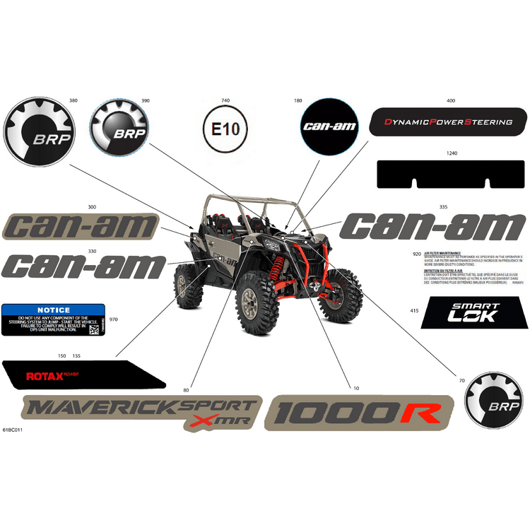 Can-Am - Decal 1000R - 704908854