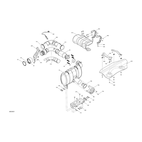 Can-Am - Upper Heat Shield - 707601795