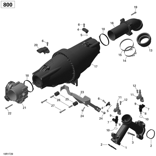 Can-Am - Air Inlet Manifold - 420667522