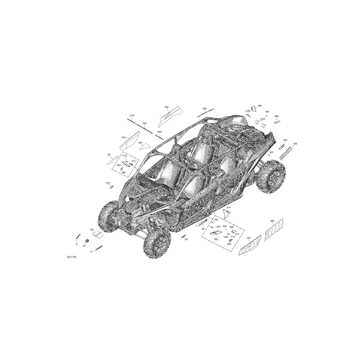 Can-Am - Decal Can-Am Left Front Door - 704906458