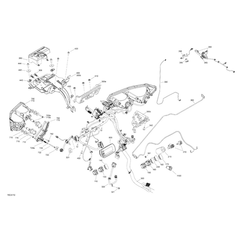 Can-Am - Wiper Harness - 710004466