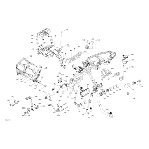 Can-Am - Yaw Sensor Support - 710006501