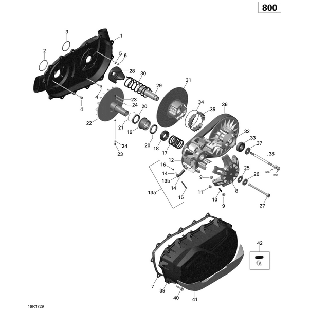 Can-Am - Compression Spring, Drive Pulley - 420238615