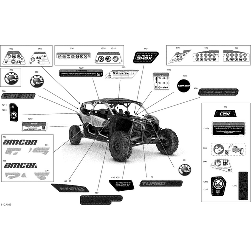 Can-Am - RH Door Decal "Can-Am" - 704908502