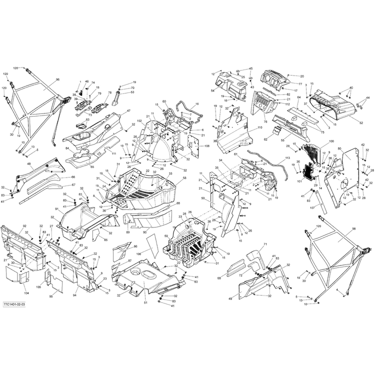 Can-Am - Central Dashboard Assy - 715001265
