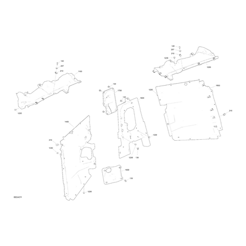 Can-Am - Front Bulkhead Panel - 707900407