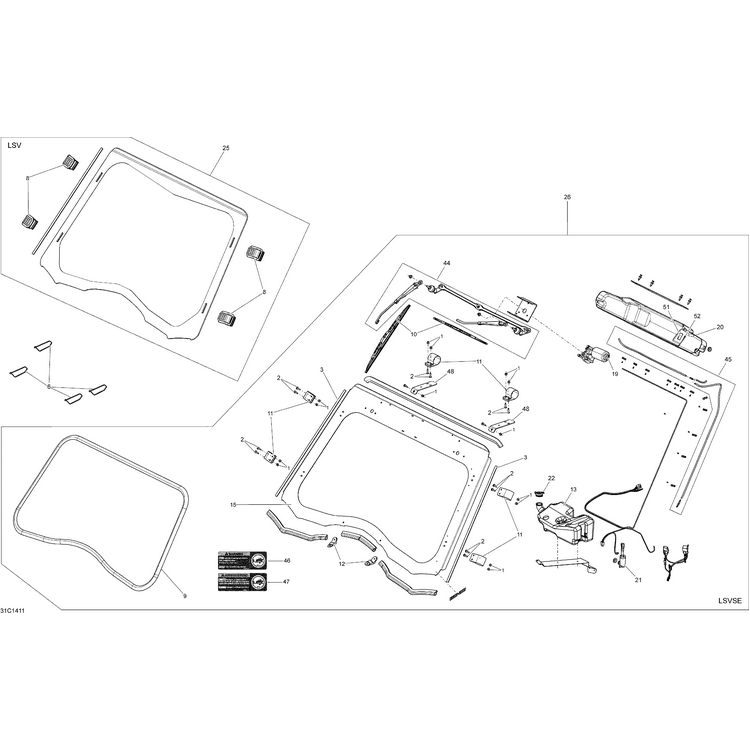 Can-Am - Wiper Switch - 710003316