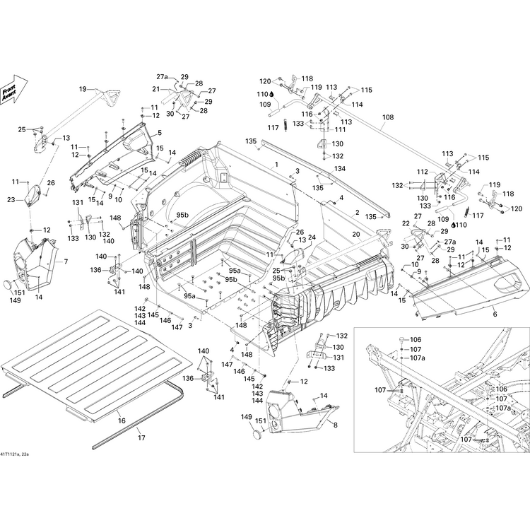 Can-Am - Latch Lever Assy - 708300491